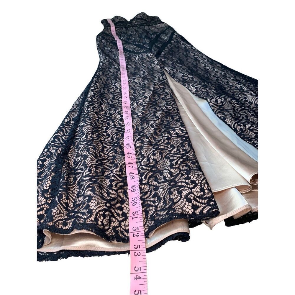 Bariano Australia Lace Overlay Formal Gown Size 2 - Picture 12 of 13